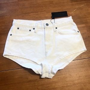 CARMAR • Lennox • $168 White Denim Shorts NWT 27